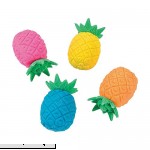 Bright Pineapple Erasers Pack of 24  B06WCZ7DRK